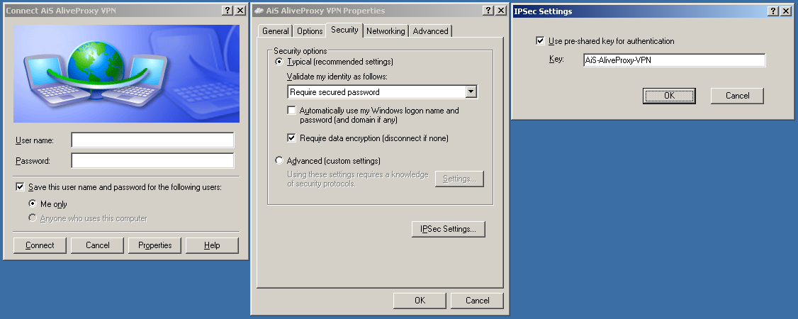 IPSec Settings